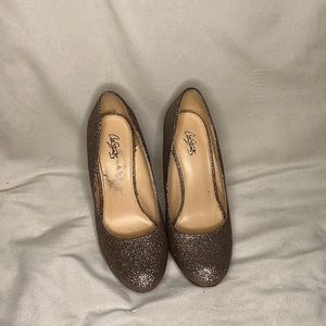 City street heels silver